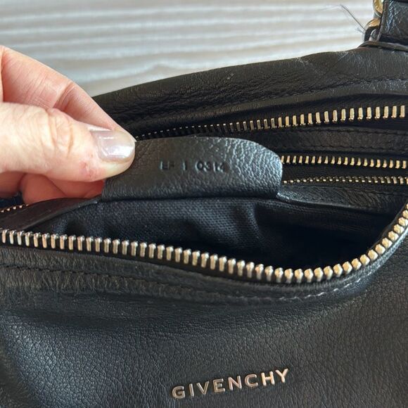 Givenchy Sugar Goatskin Small Pandora Crossbody Bag Black - Picture 8 of 12
